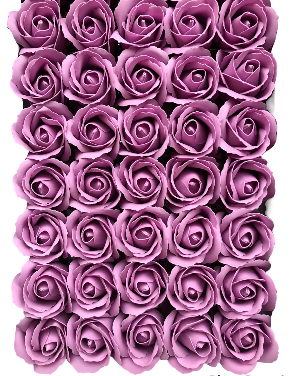 Роза из мыла. Сиреневый 50шт. 51 (LOVE)