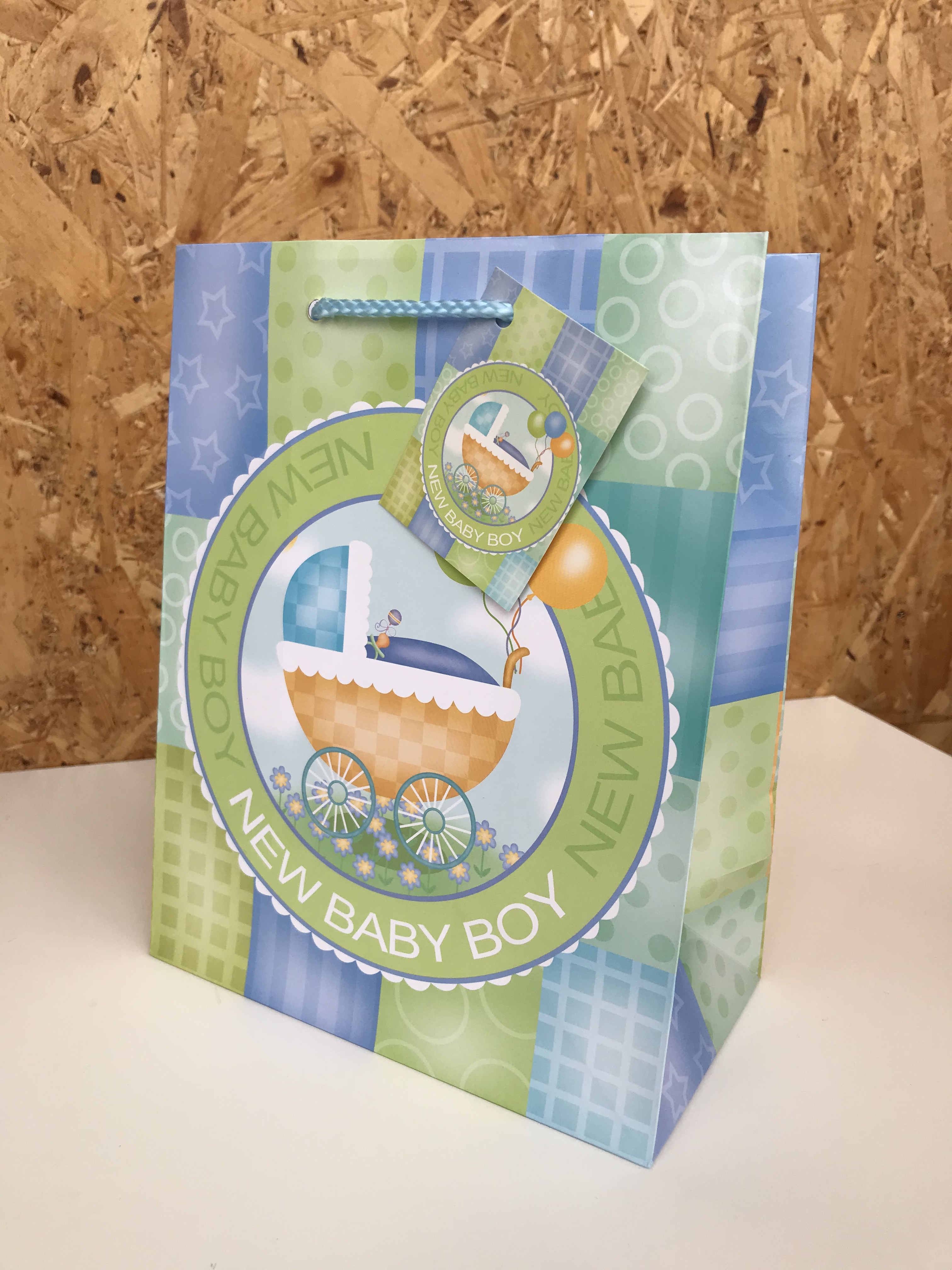 Подарочный пакет Baby Boy 10*18*23
