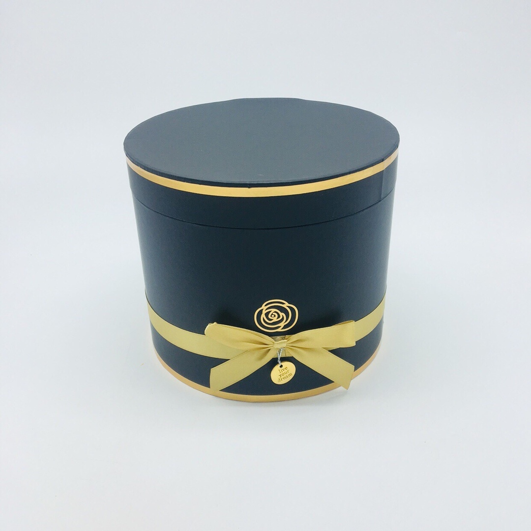 КОРОБКИ НАБОР 3ШТ ЦИЛИНДР "JARDIN МАЛ " ЧЕРНЫЙ 20*20*17 1/18 АРТ0828