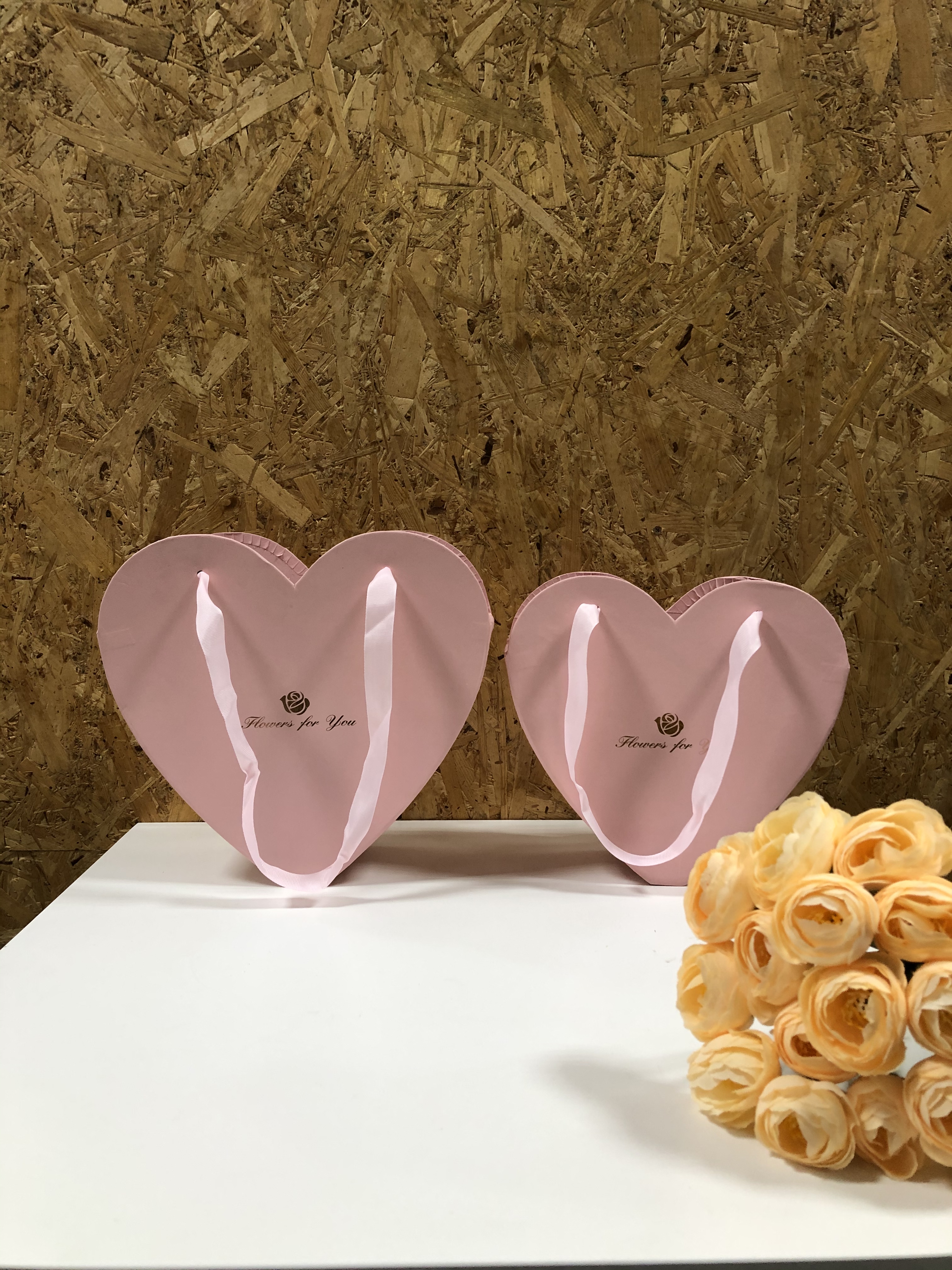 СЕРДЦЕ НАБОР РОЗОВЫЙ 23*25*10 АРТ 0892