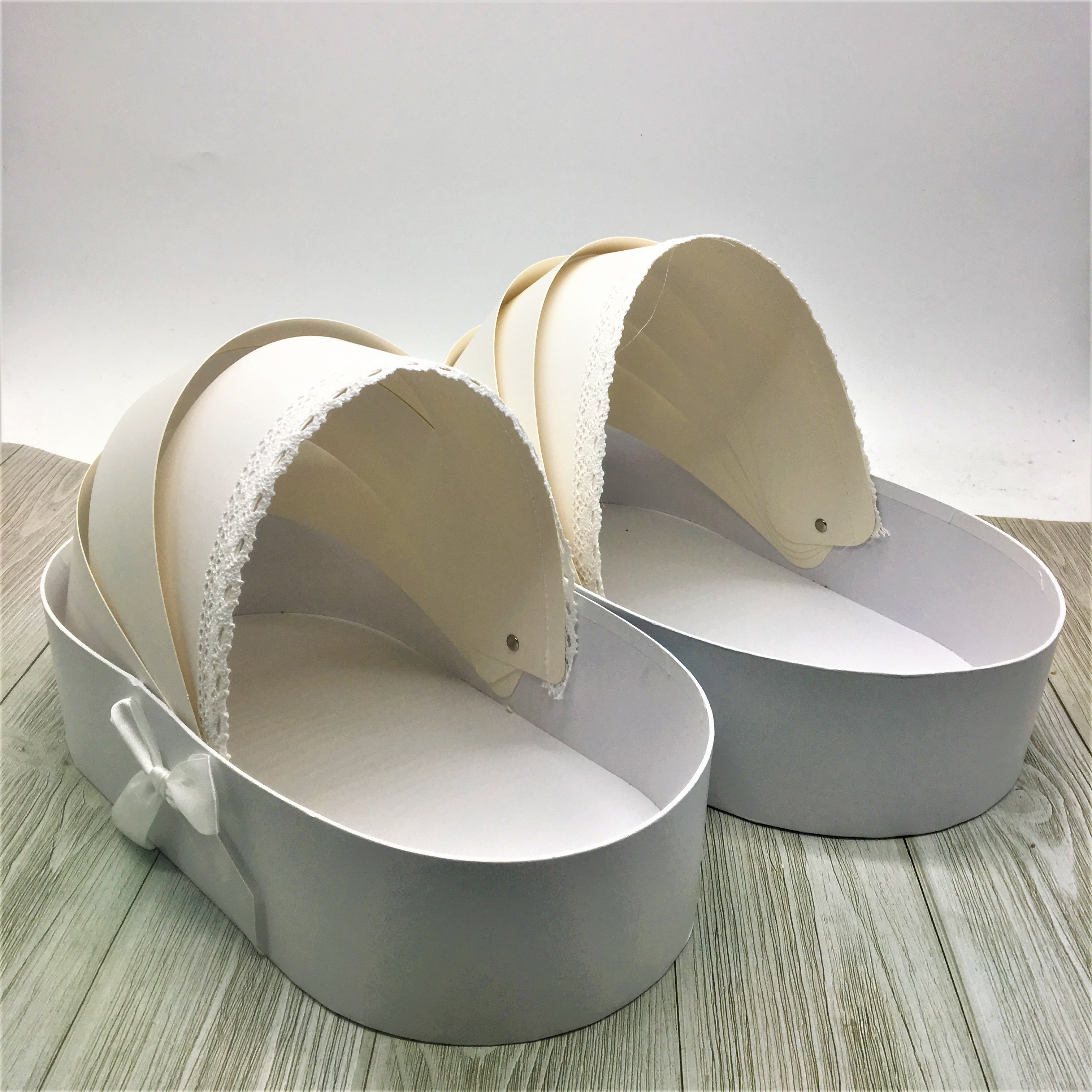 Коробка Люлька. Белый  36*20*8 АРТ0610