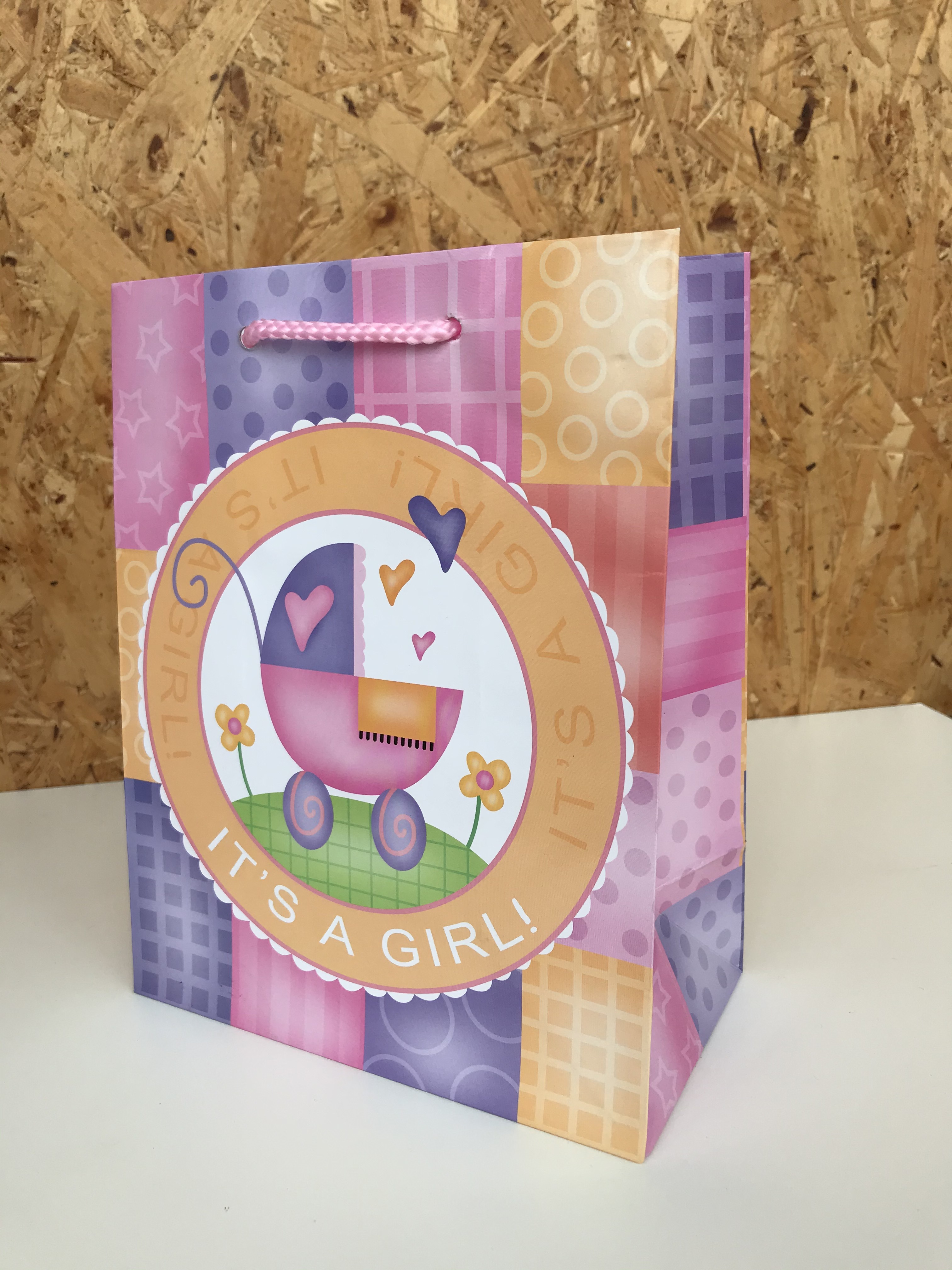 Подарочный пакет Baby Girl 10*18*23