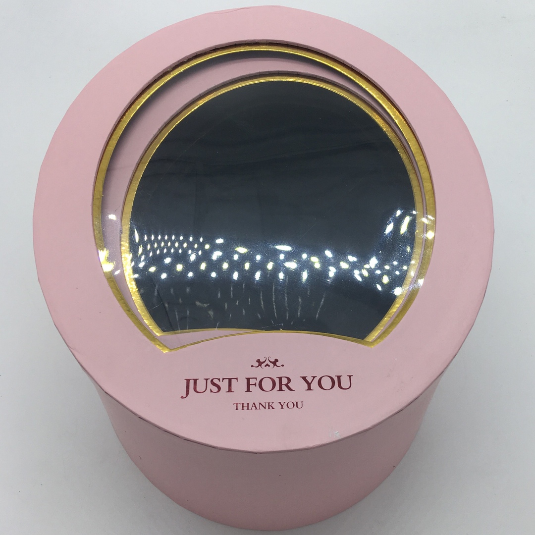 Коробка Овальная "Just For You" 2в1. 24,5*29. Арт0657