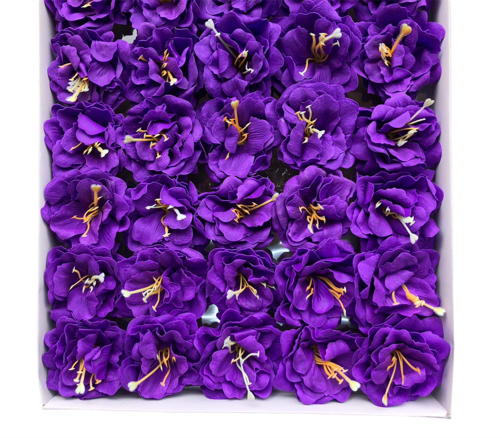 Камелия из мыла 5,5 см. 50 шт. Фиолетовый 4