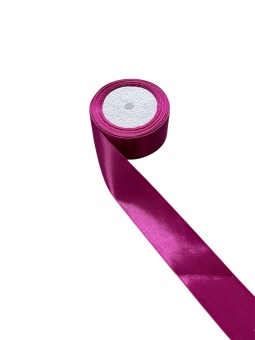 Атласная лента 4см. Темно-Малиновый