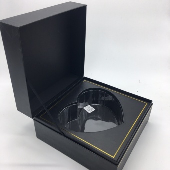 Коробка квадрат "Best Gift" Внутри Сердце. 28*28*15 см.  Арт0643