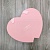 Коробка ваза сердце розовое 10*26*20. Арт01275