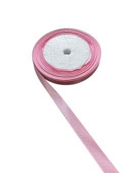 Атласная лента 1см. Нежно-Розовый