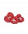 Сердце 3 в 1. Размеры 21.5*20.5*8 Арт 024