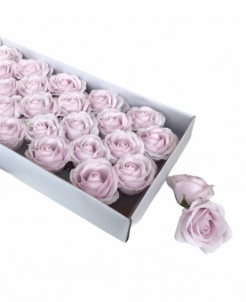 Роза из мыла. 25 шт в упак. Светло-розовый.  2