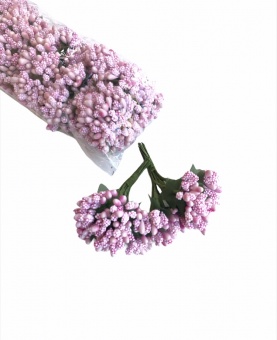 Тычинки для цветов. Нежно-розовый, Упак 12шт. 9см
