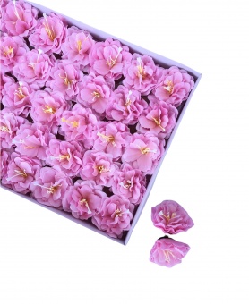 Камелия из мыла 5,5 см. 50 шт. Розовый 15																													