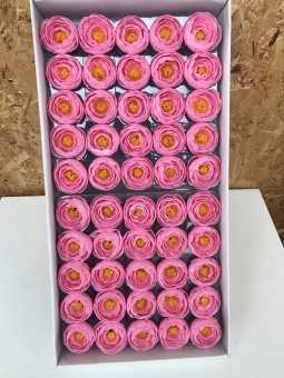 Ранункулюс из мыла 4,5 см. 50 шт. Розовый