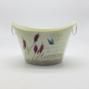 Металлическое кашпо "Ведерко" Микс. 21*13*13 Арт0969