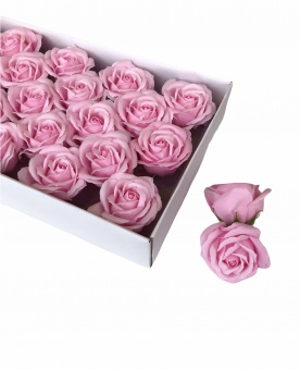 Роза из мыла. 25 шт в упак. Розовый. 15