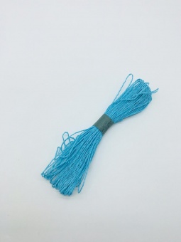 Шнур бумажный голубой 2м Х 47м. Арт01089