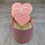 Коробка набор 3 шт. "Wiht Love" Розовый 19*19*19. Арт2414