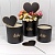 Коробка набор 3 шт. "Wiht Love" Черный 19*19*19. Арт2413