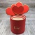 Коробка набор 3 шт. "Wiht Love" Красный 19*19*19. Арт2415