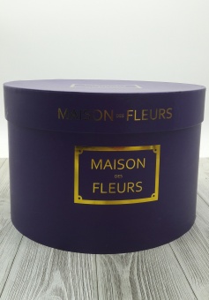 КОРОБКИ НАБОР 1/5 ЦИЛИНДР "MAISON FLEURS" фиолетовый 32*32*24,5 1/8 АРТ01389																								
