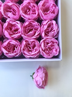 Пионы из мыла. Розовый. 16 шт. 7*8 см.  15