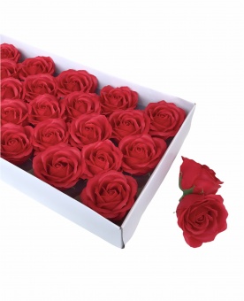 Роза из мыла. 25 шт в упак. Красный. 17
