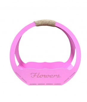 Кашпо " Кольцо Flovers" 31*33*11,5 Розовый
