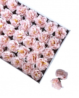 Камелия из мыла  5,5 см.  50 шт. Светло- розовый 14