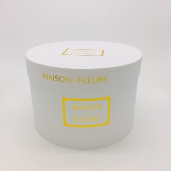 КОРОБКИ НАБОР 1/5 ЦИЛИНДР "MAISON FLEURS" БЕЛЫЙ 32*32*24,5 1/8 АРТ0930