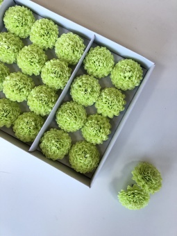 Георгины из мыла 28 шт. Зеленый