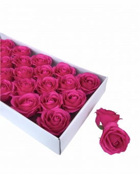 Роза из мыла. 25 шт в упак. Малиновый.  27