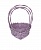 Корзина сердце 3 шт. Сиреневая.  8*25*25																														