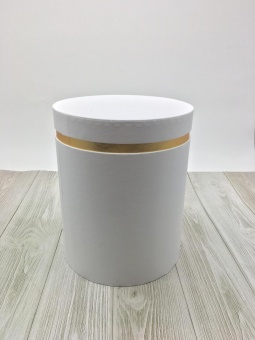КОРОБКИ НАБОР 3ШТ  ЦИЛИНДР ОДНОТОННЫЙ БЕЛЫЙ  21*21*25,5  АРТ01266