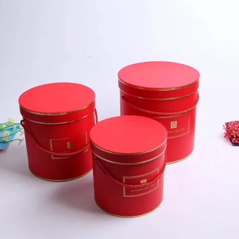 КОРОБКИ НАБОР 3 ШТ. ЦИЛИНДР "Flower for you" Микс 22,5*22*22 1/18 АРТ0938