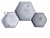 Коробки шестиугольник 3 в 1. Just for you with you. Белый. 25*28