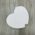 Коробка ваза сердце белое 10*26*20. Арт01276
