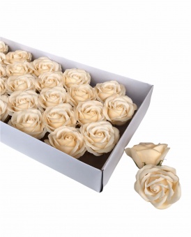 Роза из мыла. 25 шт в упак. Светло - Персиковый . 28