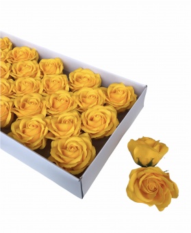 Роза из мыла. 25 шт в упак. Желтый. 32