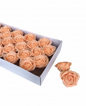 Роза из мыла. 25 шт в упак. Персиковый.  2-15