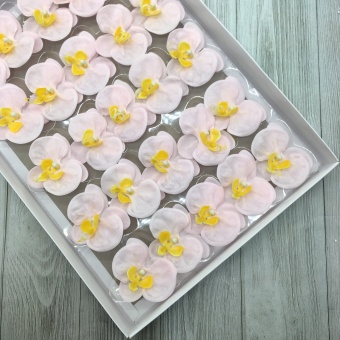 Орхидея из мыла. Светло-Розовый. 25 шт. 7 см. Арт01469