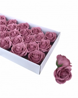 Роза из мыла. 25 шт в упак.  Лиловый.  2-11