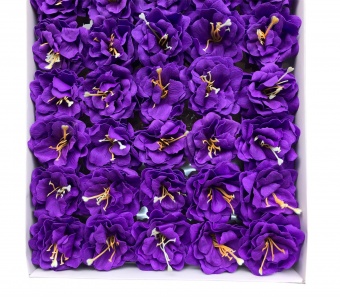 Камелия из мыла 5,5 см. 50 шт. Фиолетовый 4