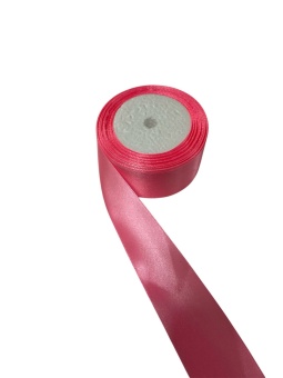 Атласная лента 4см. Розовый